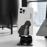 Aesthetic Boys Name Signature Transparent Case 4